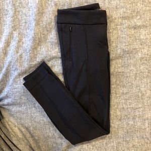 Black Ponte pants LOFT 00 petite marissa fit